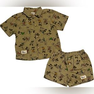 DISNEY BESICO MICKEY SHORT SET 9-12mo
